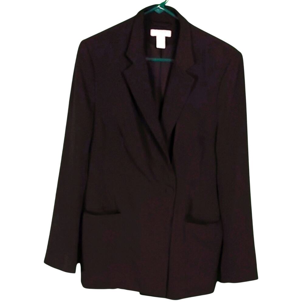 H&M Black Blazer Size M | Classic Suit Coat